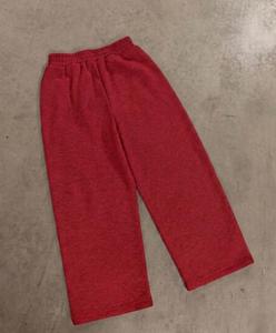 Pantalones Deportivos de Felpa Verde 100% Algodón para Hombre, Cintura Elástica, Pierna Ancha, Estampados, Corte Holgado, Estilo Urbano - Product Image 4