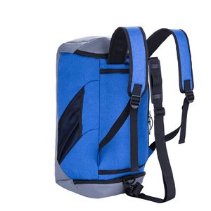 Unisex Waterproof Outdoor Travel Gym <b>Bag</b> Shoe Compartment Customized Color Denim Sport Luggage Polyester Lining Gym <b>Bags</b> - Product Image 3