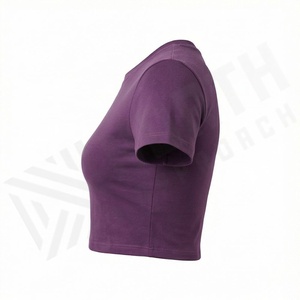 T-shirts courts pour femmes, vêtements décontractés, vêtements de sport respirants de qualité supérieure, vêtements tendance pour tous les jours, vêtements de fitness 2024 - Product Image 3