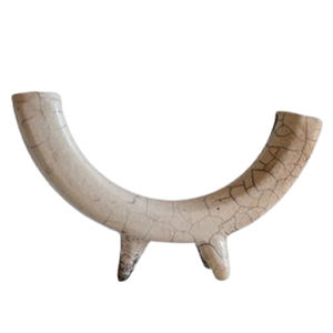 ของตกแต่งโต๊ะทำจากเขาสัตว์สำหรับงานแต่งงานที่บ้าน แจกันดอกไม้สีขาวทำมือจากเขาสัตว์ ราคาดีที่สุด สไตล์ชายทะเล - Product Image 1