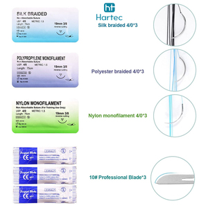 OEM/ODM Service Premium Quality Durable Non Slip Reusable Fully Customized Tools & Packaging Options Suture Practice Kits - Product Image 4