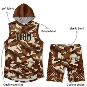 Maillot de football 7v7 en polyester respirant, imprimé par transfert thermique, sans manches, taille élastique, extensible dans quatre directions, antibactérien, écologique, pour adulte, collection Printemps - Product Image 4