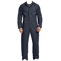 Overol de Trabajo Industrial para Hombre, Overol de Mecánico de Algodón y Poliéster Resistente, Ropa de Trabajo Protectora de Manga Larga para Taller