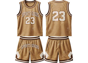 Maillot de basket-ball personnalisé de haute qualité, uniforme réversible, vêtements de sport, séchage rapide, lavable, respirant, sans manches, ensemble imprimé pour hommes - Product Image 1