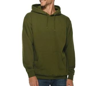 Sweat-shirt à capuche en polaire pour homme, manches longues, décontracté, en polyester et coton, vêtement de sport respirant, séchage rapide, hiver, uni - Product Image 6