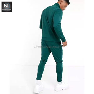 Costumes de jogging à manches longues vêtements de fitness en gros coton polaire tissu survêtements hommes portent des survêtements ensemble par besoins en plein air - Product Image 3