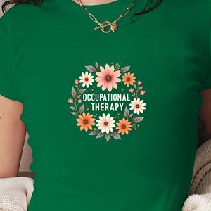 ERGOTHÉRAPIE avec des éléments floraux t-shirt court mode femme - Product Image 2