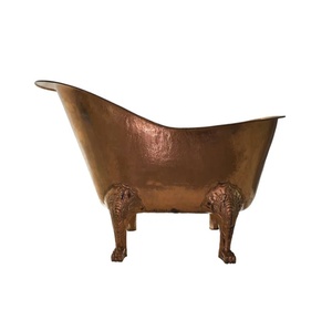 Upgraded New Copper Freestanding Bathtub Plain Luxurious Copper Bathtub Handicrafts Copper Bathtub Bulk Wholesaler - Product Image 1
