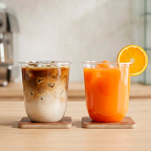 Custom Transparent Eco-Friendly Disposable PP Single Wall <b>Plastic</b> <b>Cup</b> Lid 95mm Diameter For Coffee Tea Cold Beverage - Product Image 2