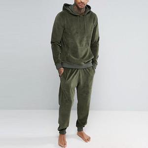 Survêtement en velours personnalisé pour homme, ensemble 2 pièces, survêtement en velours pour homme - Product Image 6