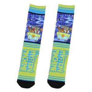 Chaussettes Scooby Doo Crew, imprimées par transfert thermique, respirantes, à séchage rapide, en spandex et nylon, pour adultes, athlétiques, pour l'été, le yoga, la course à pied - Product Image 3