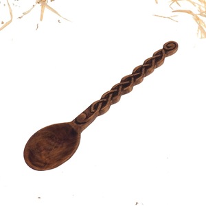 Cuchara de Té de Madera Ecológica Hecha a Mano, Cuchara para Café/Azúcar, Apta para Lavavajillas, Diseño Moderno, Utensilio de Cocina Natural Reutilizable - Product Image 5
