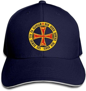 Casquette de baseball premium des Templiers - Casquette en coton brodée Non Nobis Domine Non Nobis - Product Image 3