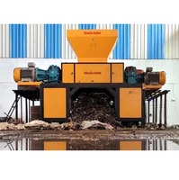 Broyeur de déchets électroniques le plus vendu, moteur 200 CV, double arbre, capacité 4000-5000 kg/h, déchiqueteur de ferraille