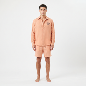 Conjunto Casual Holgado para Hombre 2026: Camisa de Manga Corta con Botones y Pantalones a Juego, Corte Recto - Product Image 3