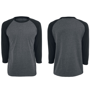 Men's Casual Long <b>Sleeve</b> <b>Raglan</b> <b>Shirt</b> Custom Design OEM Manufacturer Crew Neck <b>T</b> <b>Shirt</b> Casual <b>T</b> <b>Shirt</b> 100% Cotton Jersey Fabric - Product Image 3