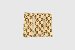 Sac fourre-tout bohème en toile avec motif brodé tournesol, ouverture supérieure, idéal pour le shopping en toutes saisons - Product Image 3