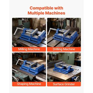 Morsa da banco portatile con apertura da 4 pollici, facile installazione, costruzione durevole in ghisa, base scanalata - Product Image 6