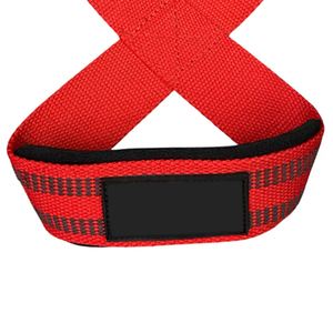 Gym Adjustable Lightweight Comfortable Fabric Weight Lifting Wrist Figure Eight <b>Straps</b> for Bodybuilding Unisex - Product Image 5