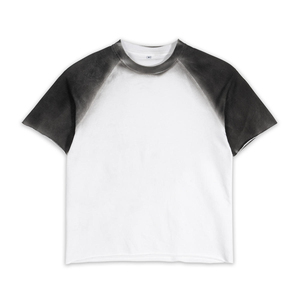 เสื้อยืดแขนยาวทรงโอเวอร์ไซส์สำหรับผู้ชาย ผ้าคอตตอน 100% สีเทาฟอก  รับสกรีนโลโก้ ขายส่ง เสื้อยืดผู้ชายเท่ๆ - Product Image 1