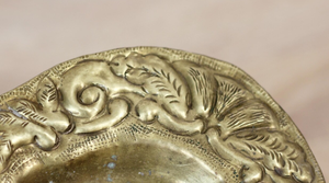 Luxury Golden <b>Metal</b> Charger Plate with Embossed Pattern Decorative <b>Grid</b> Texture Underplate for Wedding Event Table setting - Product Image 3