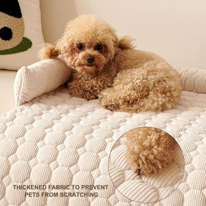 Fluffy Fuzzy Calming Dog Bed Sofa Protector Pet Mat,Fluffy Dog Couch Bed with Non Skid Bottom, Washable Soft Warm Dog Cushion - Product Image 3