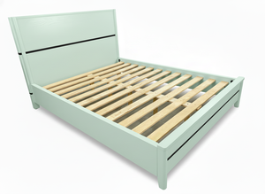 Cadre de lit en bois massif de mangue de qualité supérieure pour chambre à coucher, mobilier en bois d'intérieur, qualité export, vente en gros, OEM, ODM, directement de l'usine, sur mesure - Product Image 2