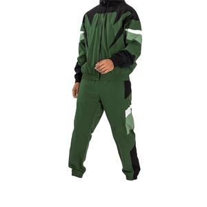 2025 vente en gros personnalisé sport Street Wear Nylon coupe-vent couleur bloqué survêtement ensembles vêtements de rue pour hommes - Product Image 1