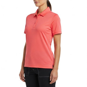 Oem Service High Quality <b>Ladies</b> Short Sleeve <b>Shirts</b> Breathable Quick Dry Sportswear Summer 100% Cotton Golf <b>Shirts</b> - Product Image 3