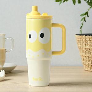 Gobelet isotherme en acier inoxydable à double paroi de 900 ml avec logo personnalisé et couvercle anti-fuite - Product Image 1