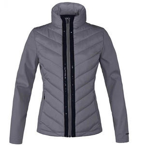 Vestes en coton à manches courtes pour femmes, vestes matelassées en duvet pour femmes, vestes d'hiver chaudes et épaisses, vestes bomber matelassées - Product Image 4