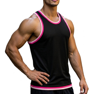 Wholesale Custom Made Men's Tank <b>Top</b> Wholesale Quick Dry Muscle Fit Breathable Athletic Training Apparel Tank <b>Tops</b> Manufacturer - Product Image 3