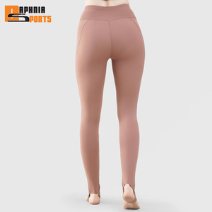 Leggings Deportivos de Cintura Alta para Mujer, con Logotipo Personalizado al por Mayor, para Gimnasio y Yoga, con Rasgaduras Laterales, Estilo Casual - Product Image 2