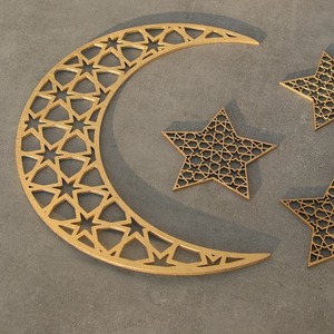 Warm Glow Ramadan Accent – Crescent Moon Table Decor for Elegant Festive Homes - Product Image 3