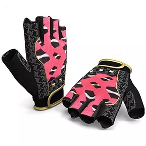 GAF Fashion Colorful Lifting Gloves Breathable PU Leather Non-Slip Half Finger Lace-up Closure <b>Weight</b> Lifting Outdoor Sports - Product Image 6