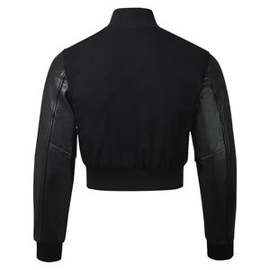 Nouvelle conception – Veste universitaire courte en toile de qualité supérieure pour femme – Confortable, respirante, épaisseur standard – Hiver – OEM - Product Image 3