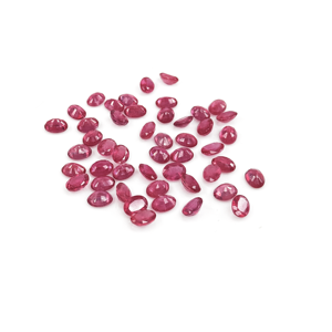 Rubis naturel de Bangkok, ovale calibré 7x9mm, pierre précieuse naturelle à facettes, prête à l'emploi pour la fabrication de bijoux - Product Image 3