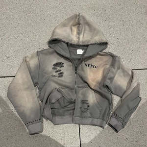 Sweat à capuche personnalisé de luxe à coupe classique pour homme, veste d'hiver réversible à imprimé DTG à carreaux avec perles et polaire double face - Product Image 4