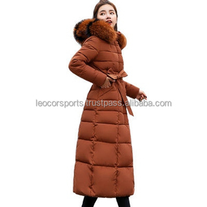 Custom <b>Women's</b> <b>Long</b> Winter Coat Thick <b>Puffer</b> <b>Jacket</b> with Detachable Fur Collar and Soft Comfortable Fabric - Product Image 6