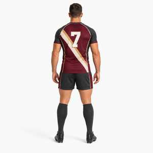 Uniforme de Rugby Sublimado Personalizado para Hombre y Jóvenes, Jersey y Pantalones Cortos Duraderos de Secado Rápido, Ropa Deportiva de Equipo, Fabricante OEM - Product Image 2