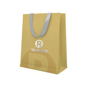 Sacs de courses recyclables en gros, sacs en kraft personnalisés avec logo pour les marques de mode et de vente au détail - Product Image 4