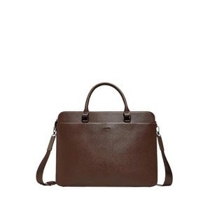 Genuine Leather Briefcases Handbags for Men Large Capacity Office Laptop Bags Mens Leather Messenger Bag - Product Image 1
