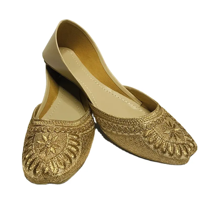Jutti sapato feminino de paquistão, feito no sapato de correia do paquistão