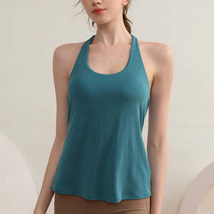 Débardeur en toile respirant sans manches pour femme, coupe ajustée, avec boutons sur le devant, style uni, idéal pour l'été - Product Image 3