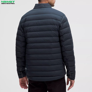 Chaqueta de Plumón Plegable para Hombre, Ideal para Viajes, con Bolsa de Almacenamiento, Compacta, Ligera, Resistente al Viento y Acolchada - Product Image 4
