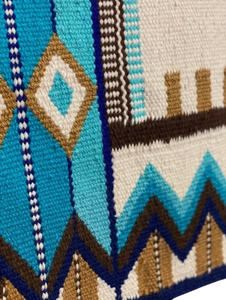 Fournitures d'équitation pour ranch : Tapis de selle western en laine fait main pour équipement de cowboy, équitation sur sentier, concours hippique, entraînement et activités de plein air - Product Image 2