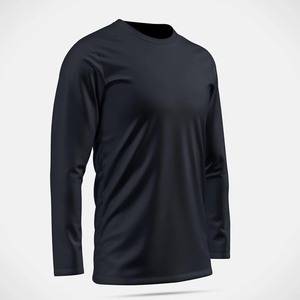 Plain <b>Blank</b> Design Long Sleeve O-neck T-shirt Men's High Quality <b>Canvas</b> Fabric Breathable Oem Service Wholesale - Product Image 6