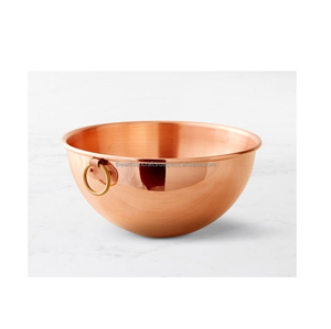 Tazón de Cena de Cobre 100% al por Mayor, Tazón para Servir Ensaladas de Alta Calidad para Hotel, Tazón de Cobre Puro Hecho a Mano para Fiestas - Product Image 6