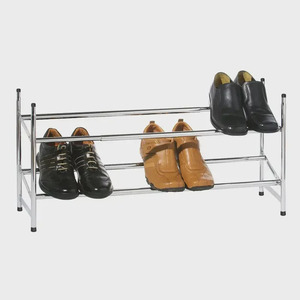 Étagère à chaussures et armoire à 3 niveaux en fer noir moderne, meubles de salon, Global Orbit GTM-30 - Product Image 4