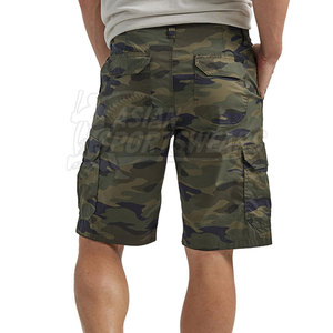 Custom Made Men's Solid Casual Mid-Waist Cargo Shorts with Breathable Eco-Friendly Fabric for Outdoor Use - Product Image 3